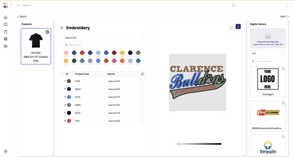 Set a Default Color in the DST 