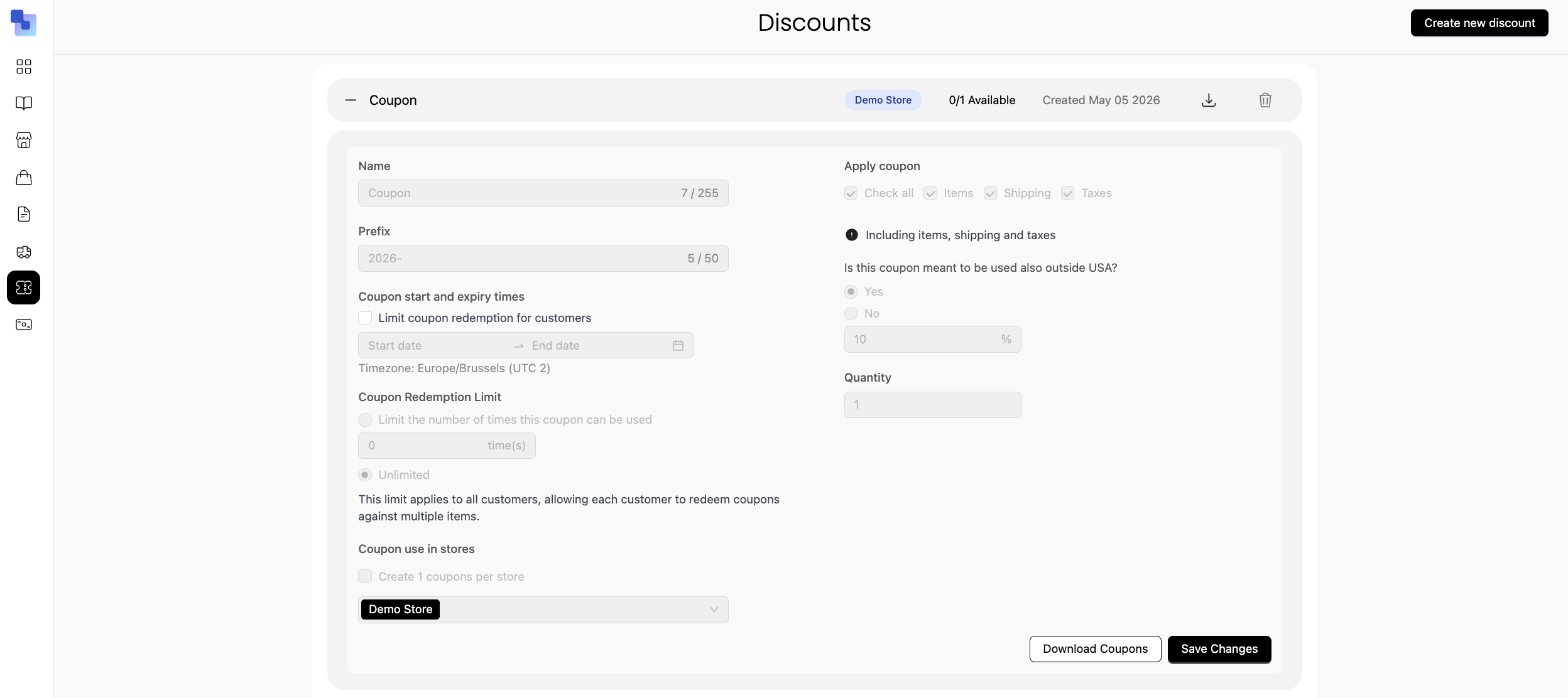 Brikl coupons & discounts — code-based rewards, recognition, gifting, and program incentives