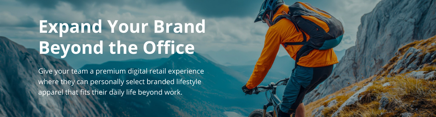 Brand Beyond Work team wear store banner
