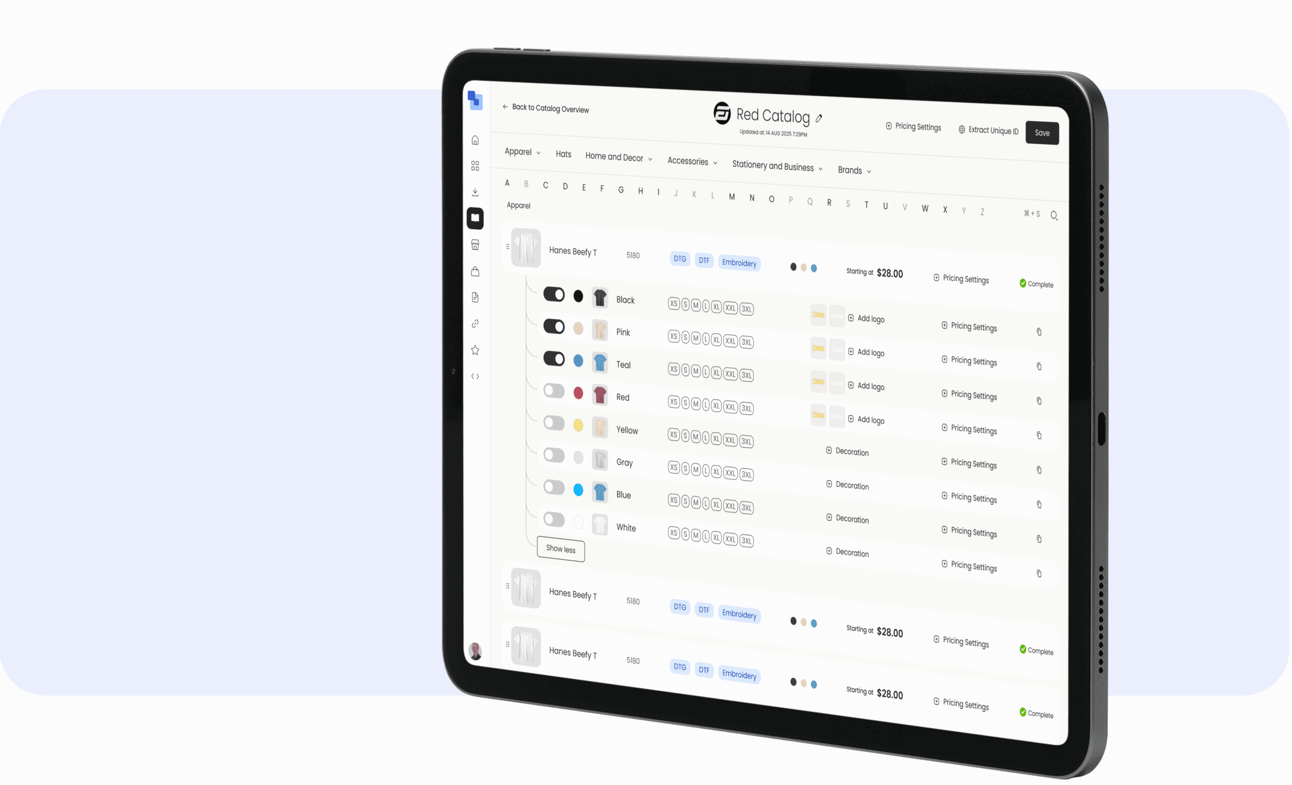 Brikl blog page with print on demand resources